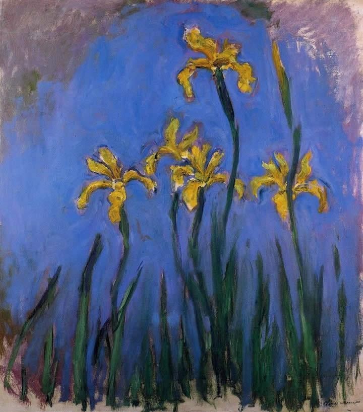 Claude Monet Yellow Irises 1